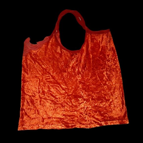 Vintage | Lolly Pops & Roses | Synthetic Velvet Tank Top - Picture 4 of 9